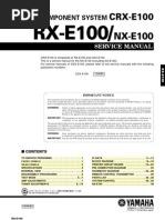 Download Yamaha RX-E100 by selvanrhce7885 SN78851064 doc pdf