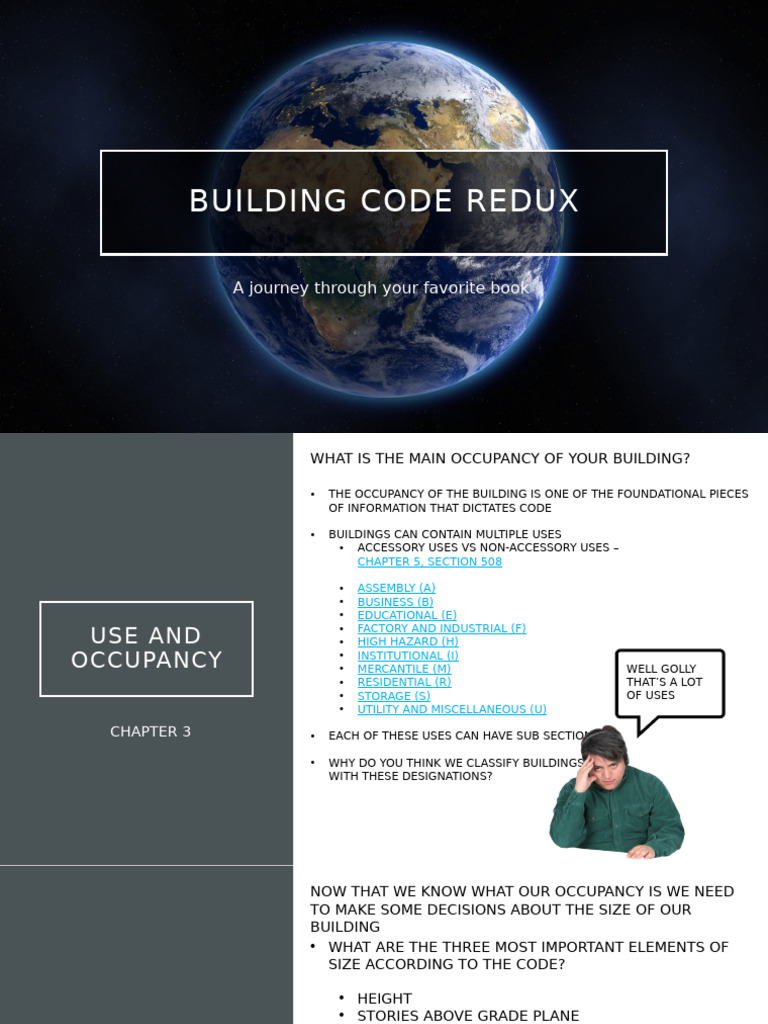 Building Code Occupancy and Safety Guide | PDF | Building Engineering