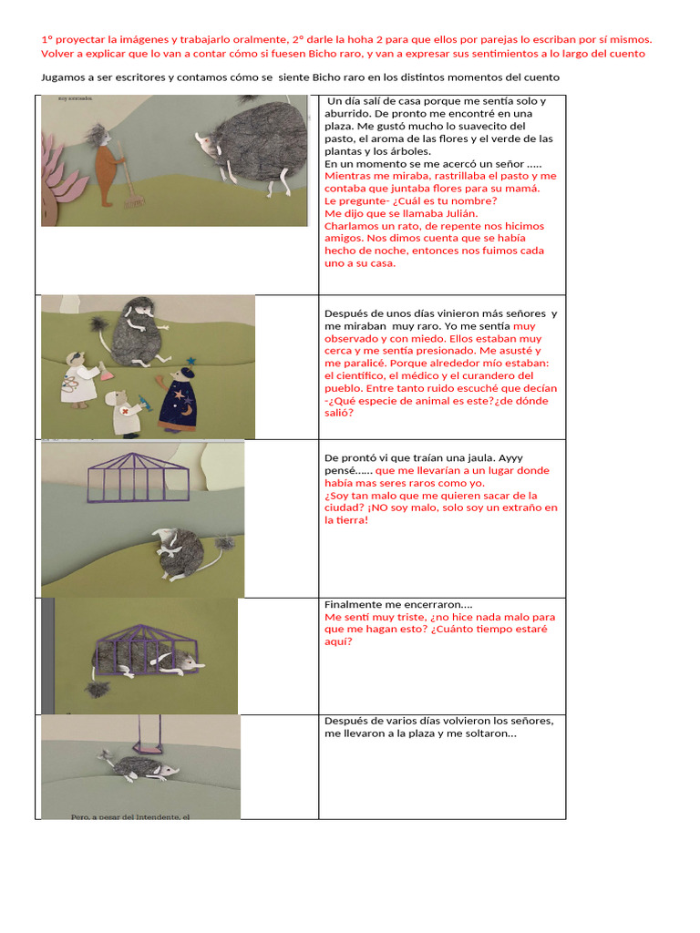 Sentimientos de Bicho Raro | PDF