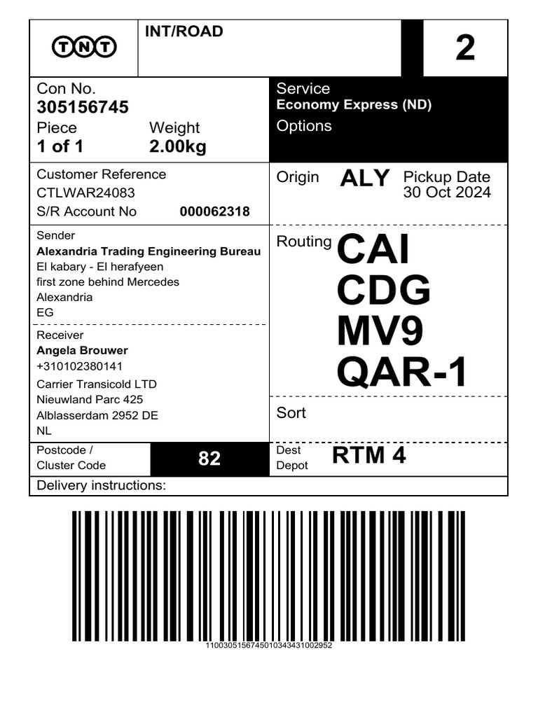 Routing Label | PDF