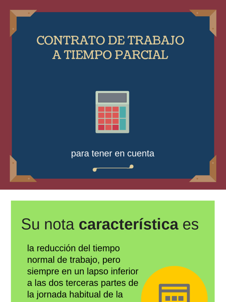 Contrato de Trabajo a Tiempo Parcial | PDF | Crecimiento personal y ...