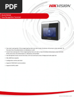 DS K1T673TDWX Face Recognition Terminal - Datasheet - V1.0 - 20220826 ...