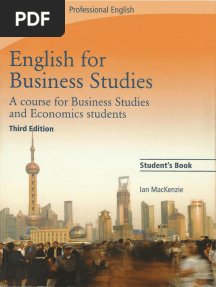 Ian MacKenzie - English For Business Studies - A Course For Business Studies and Economics Students - Cambridge (2010)