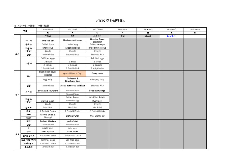 TCIS Menu 24.09.3010.06 Dorm | PDF | Salad | Soup