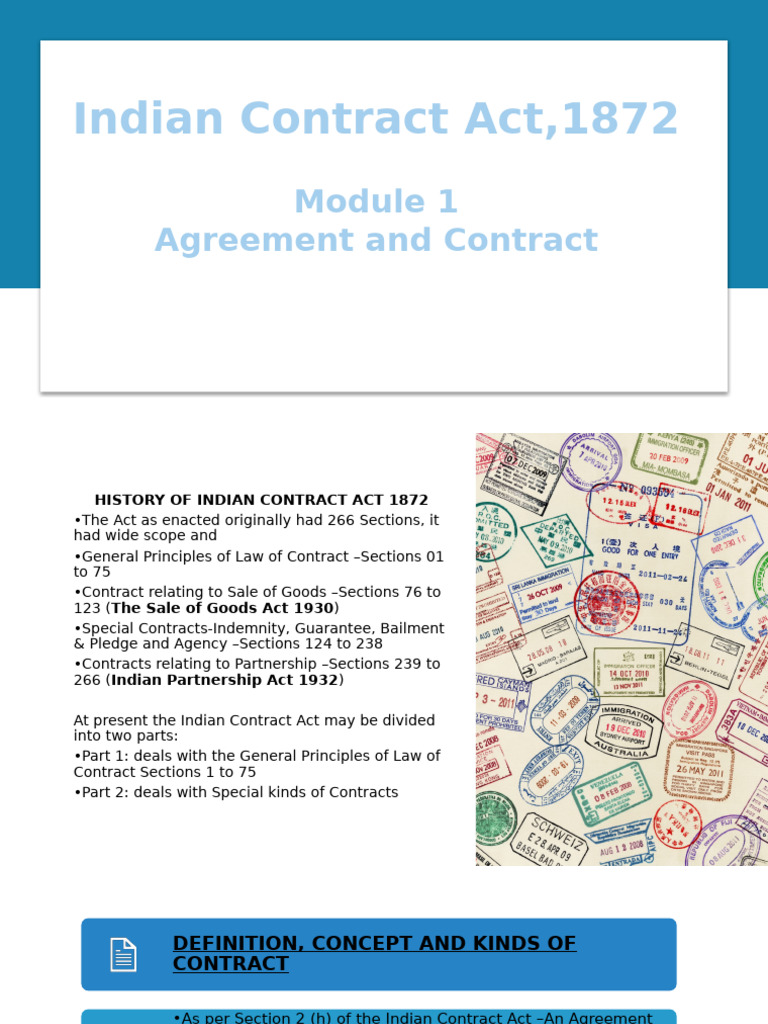 Contract and Agreement Defined | PDF | Consideration | Offer And Acceptance