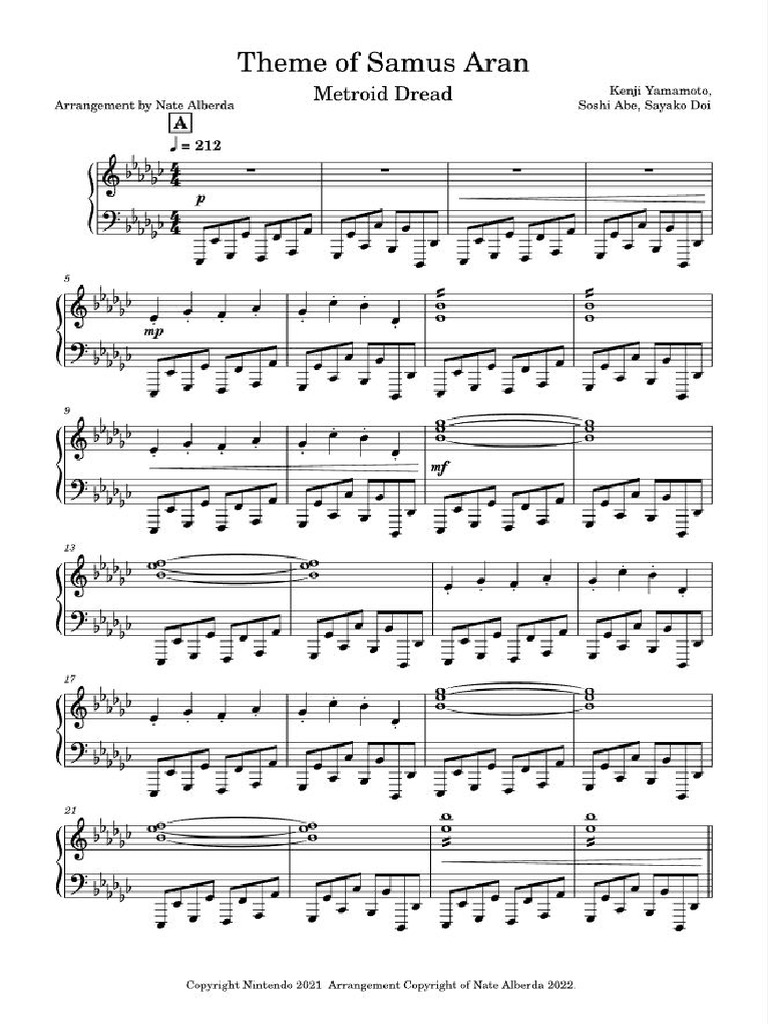 Samus's Theme | PDF