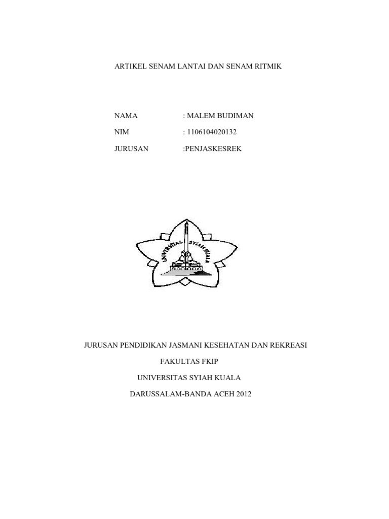 Artikel Senam Lantai Dan Senam Ritmik Ke2