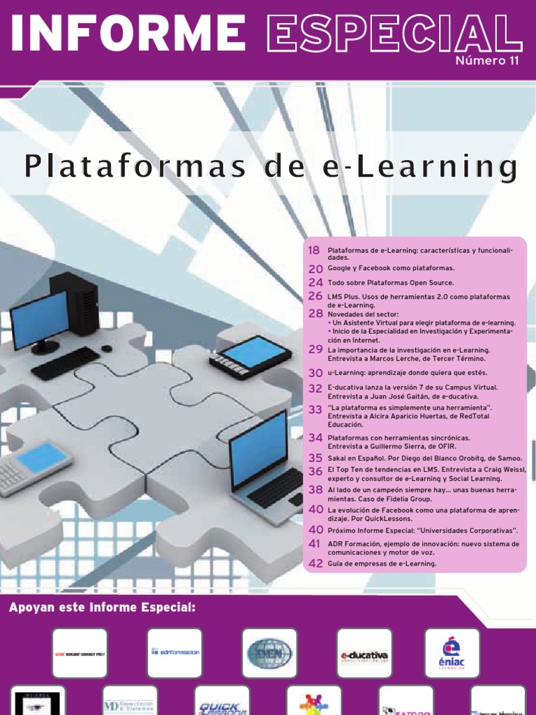 Plataformas de E-Learning | PDF | Informática
