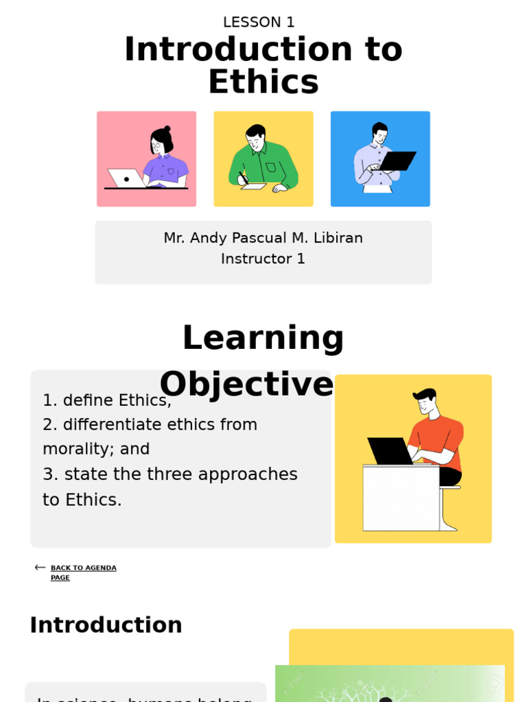 Ethicslesson 1 Ppt Pdf Morality Good And Evil