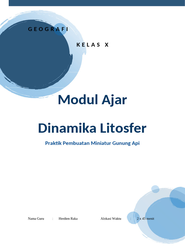 Praktik Miniatur Gunung Api di Kelas | PDF | Karier & Perkembangan | Seni