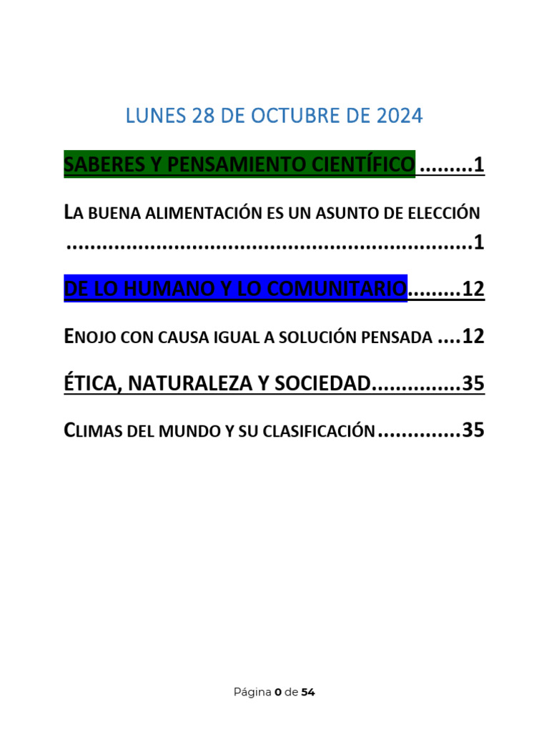 28 de Octubre 2024 Grande | PDF | Clima | Clima templado