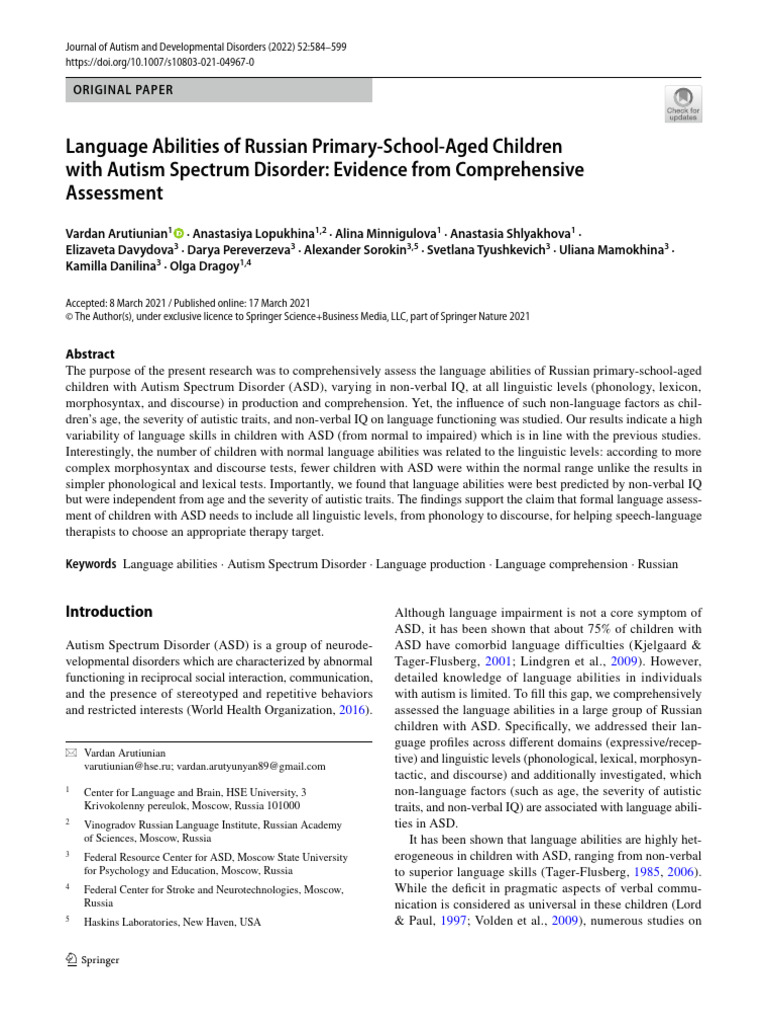 Arutiunian V Et Al. - 2022 - Language Abilities of Russian Primary ...