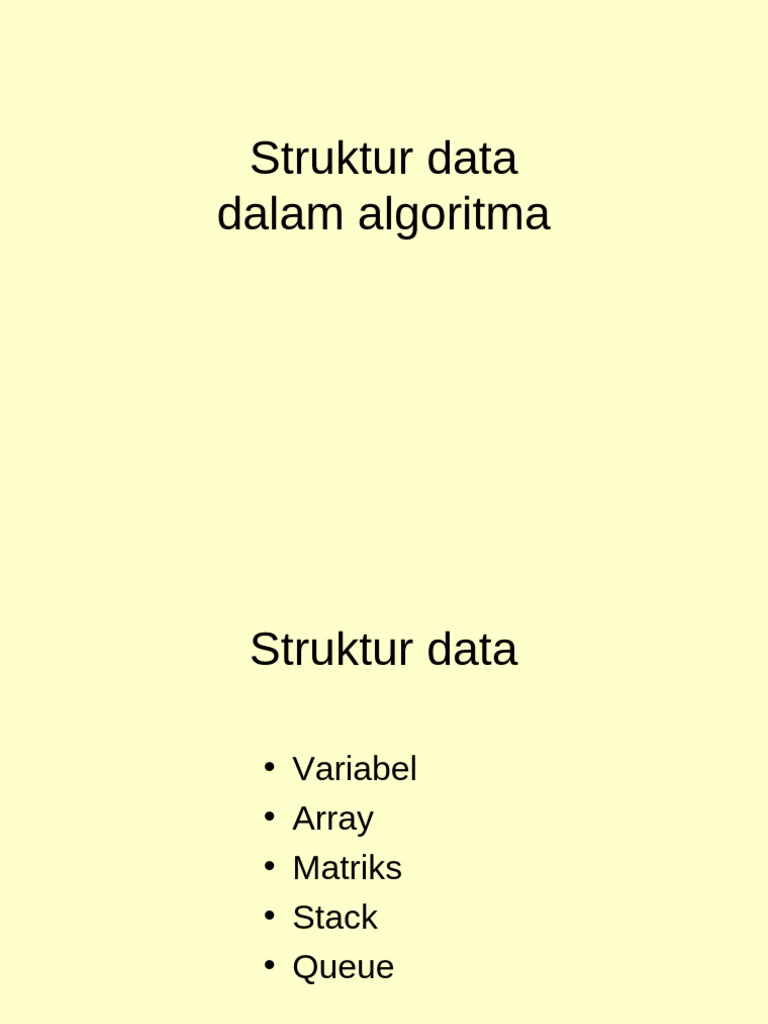 3 - Struktur Data Dalam Algoritma | PDF