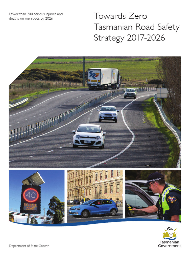 Tasmania's Road Safety: Towards Zero 2026 | PDF | Road Traffic Safety ...