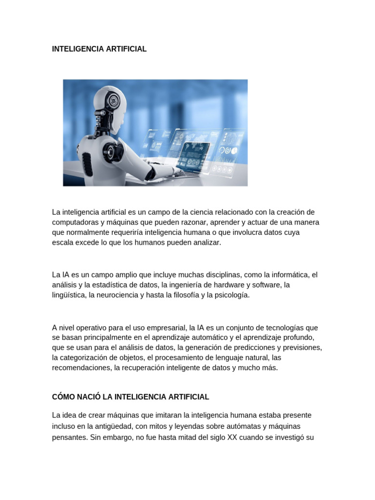 Taller | PDF | Inteligencia artificial | Inteligencia (IA) y semántica