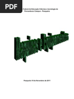 Trabalho de Máquinas e equipamentos