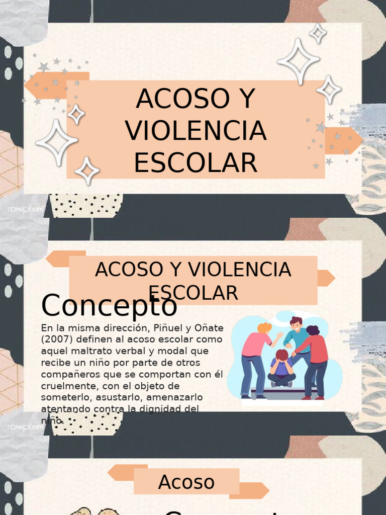 Acoso Y Violencia Escolar | PDF | Relaciones personales, crianza y ...