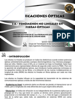 Comunicacionesopticas Efectos No Lineales