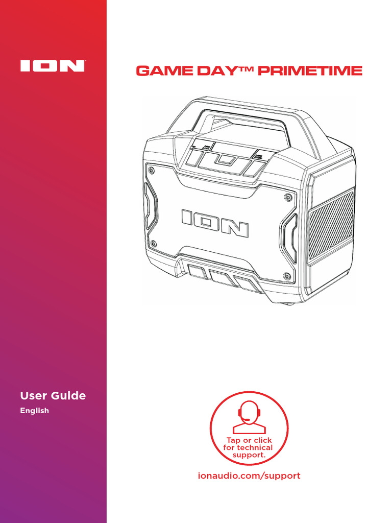 Game Day Primetime - User Guide - v1.2 | PDF | Mobile App | Bluetooth
