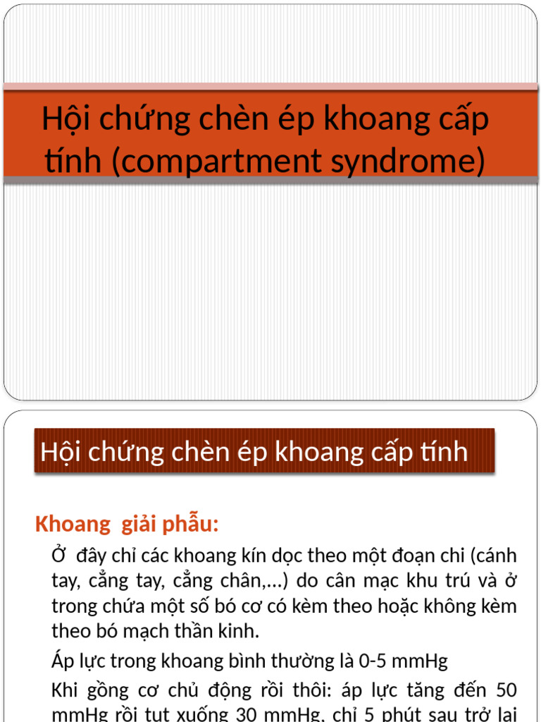 HC Chèn Ép Khoang Cấp | PDF
