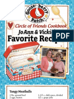 Jo Ann & Vickie's 25 Favorite Recipes by Gooseberry Patch