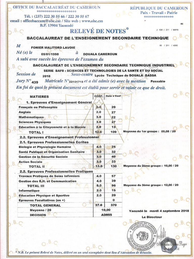Bac | PDF
