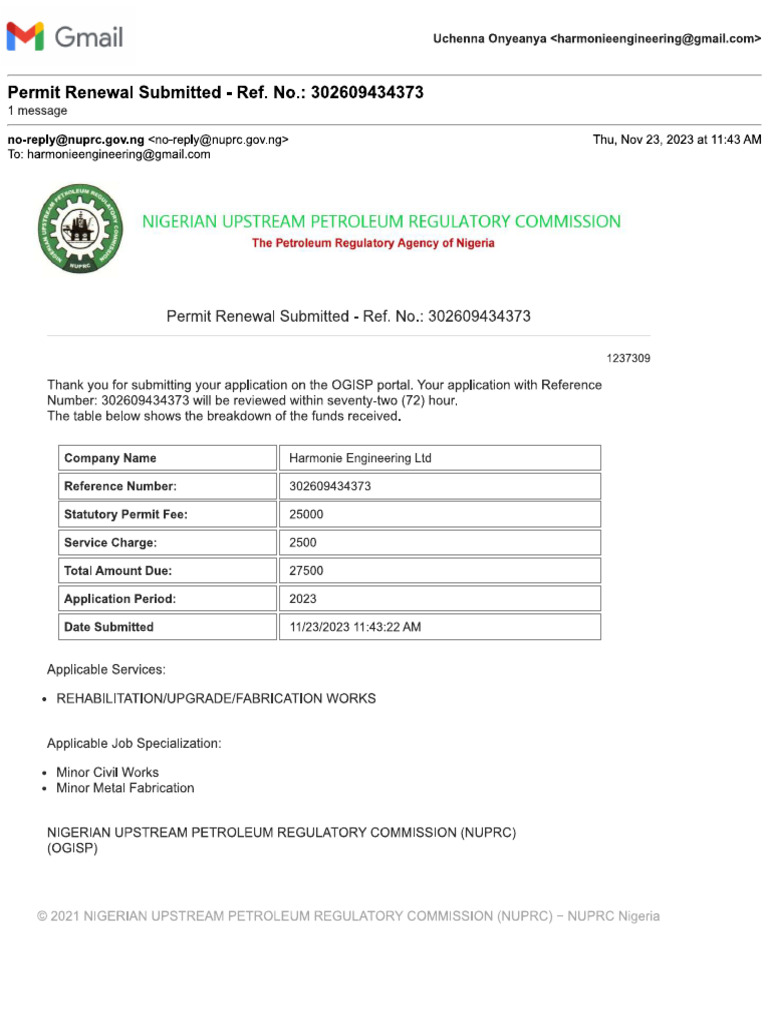 DPR Application Fabrication and Upgrade | PDF