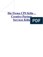 Die Firma CPS Köln - Creative Partner