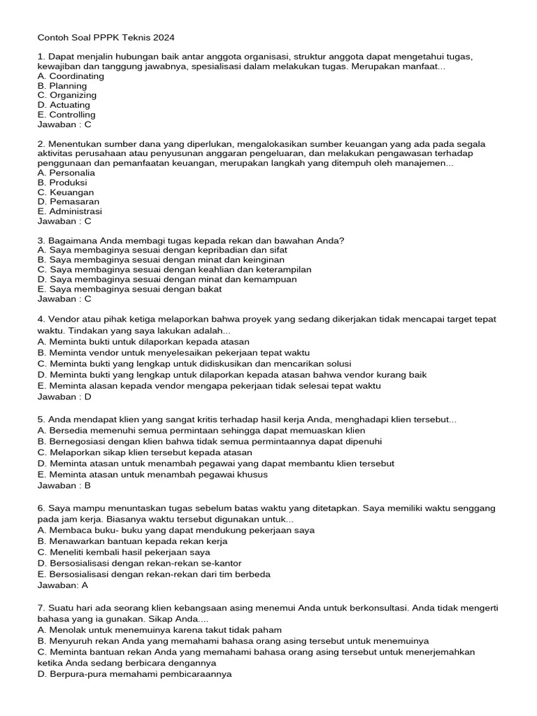 Fr Soal Pppk Teknis 2024