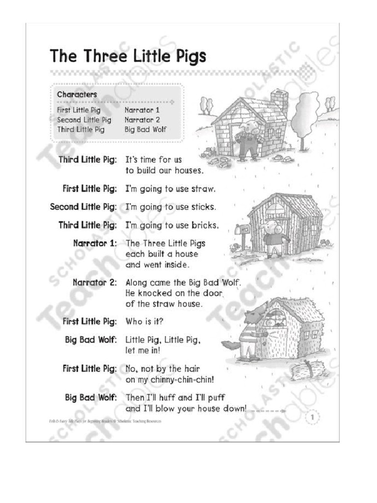 Pigs Story Dialogues | PDF
