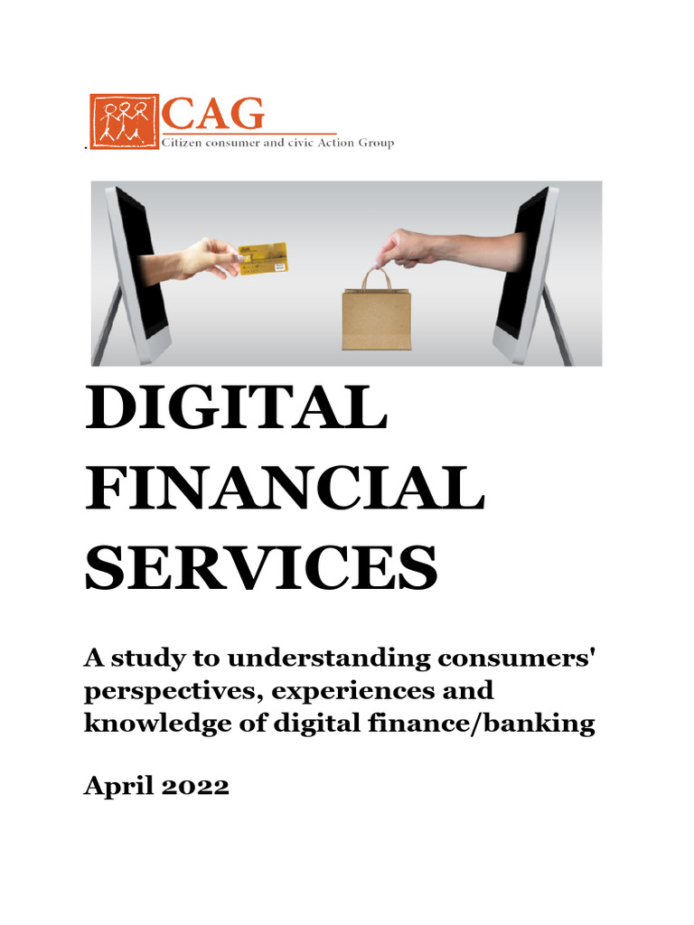 A Study On Digital Financial Services - 0 | PDF | Password | Payments