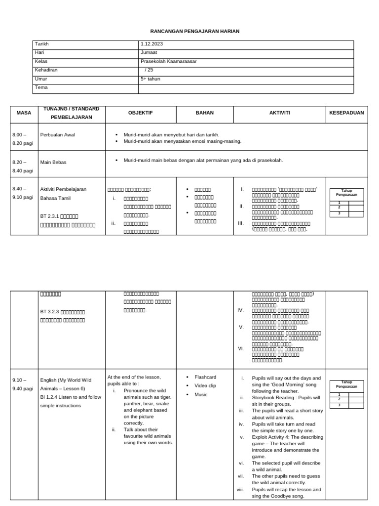 RPH 1 December 2023 | PDF