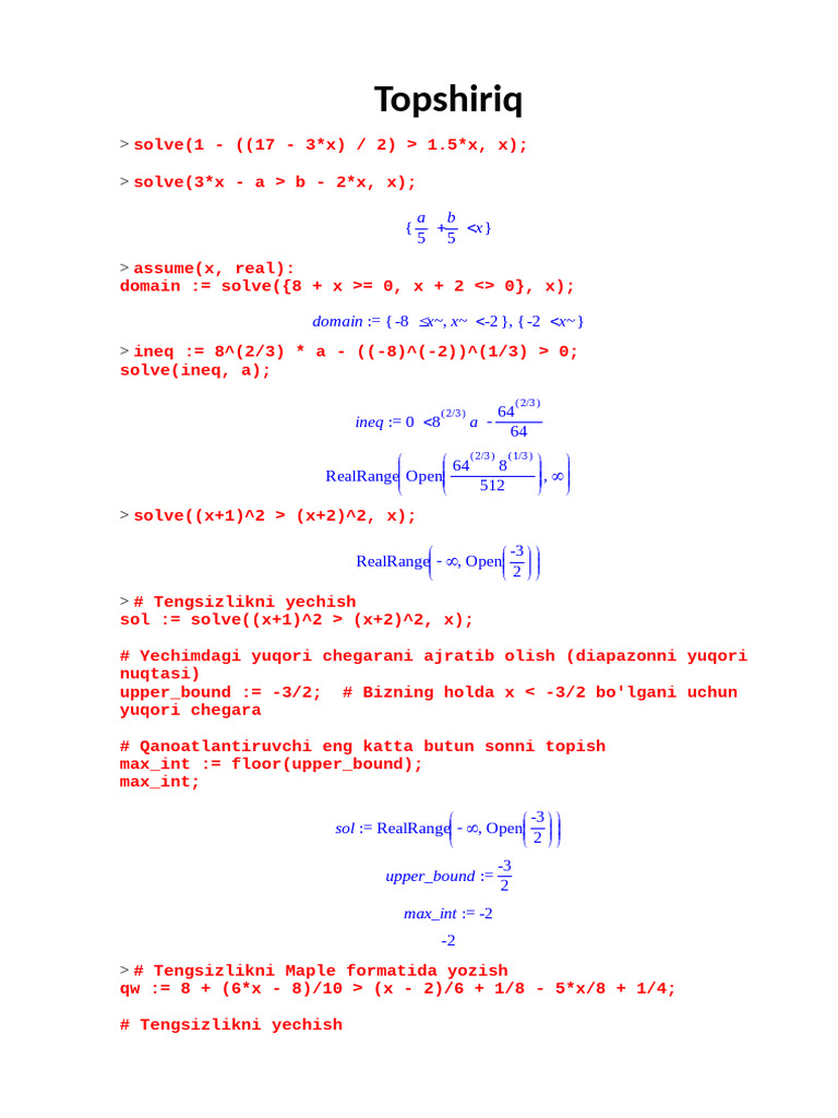 Maple 6 11 2024 | PDF