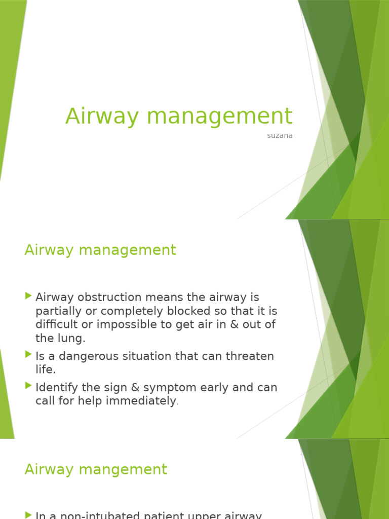 Airway Management Pdf