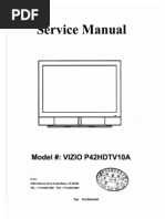 Vizio P42hdtv10a Service Manual