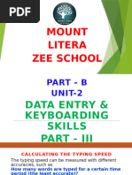 Handwriting and Keyboarding Speed Rates | PDF