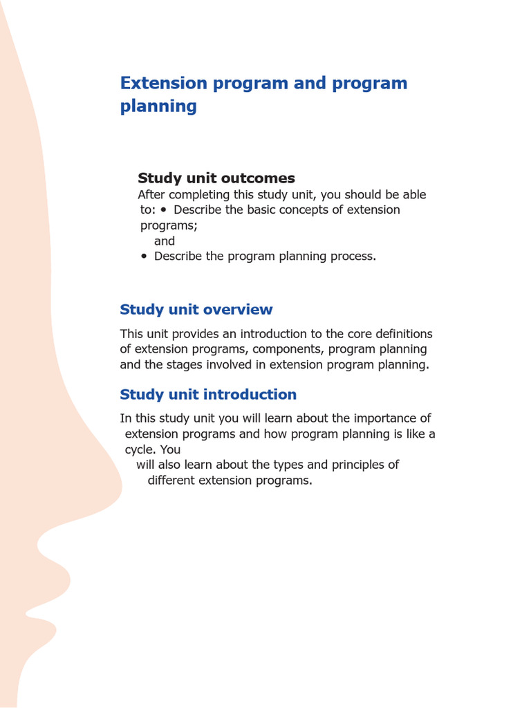 Extension Program Planning Guide | PDF | Cognition