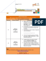 Cronograma Académico del III CIEH