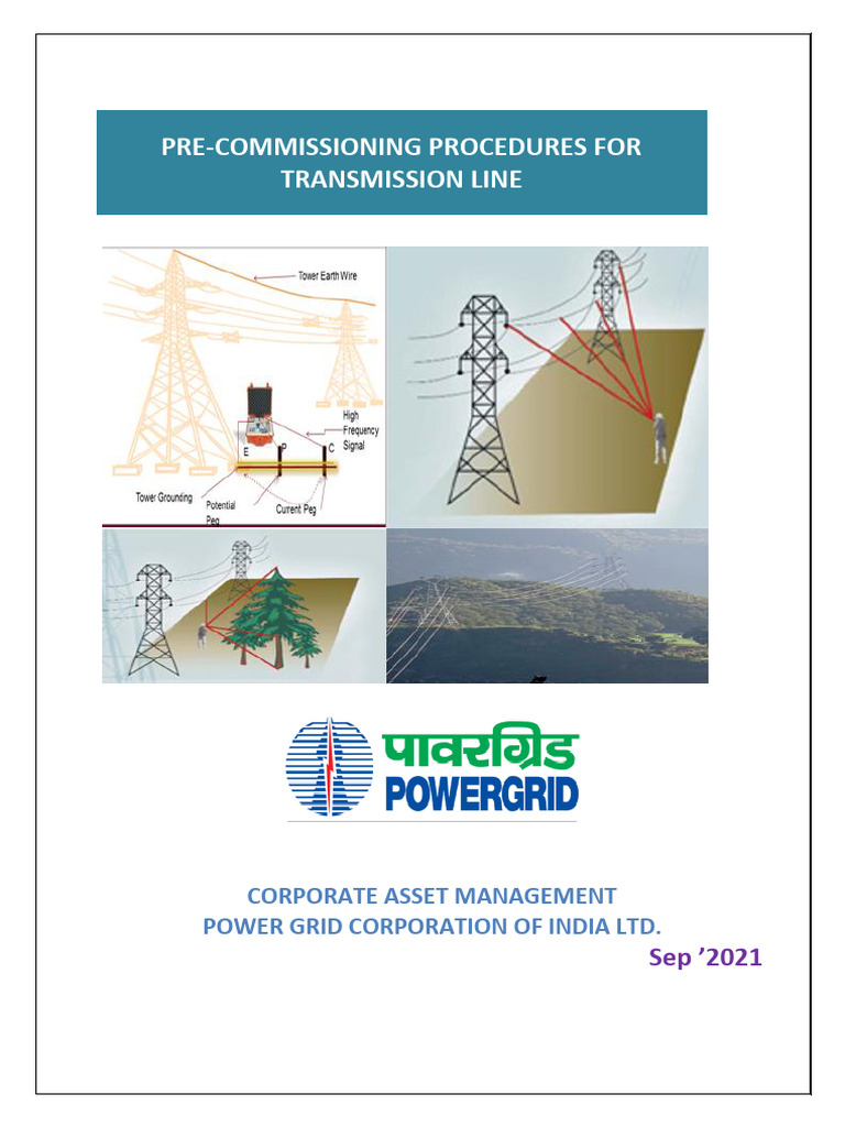 Pre-Commissioning of Transmission Lines | PDF | Electric Power ...