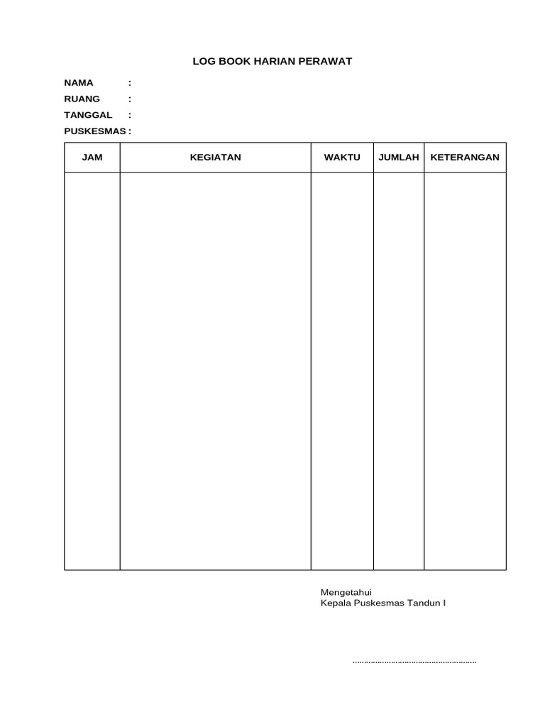 Logbook Pdf