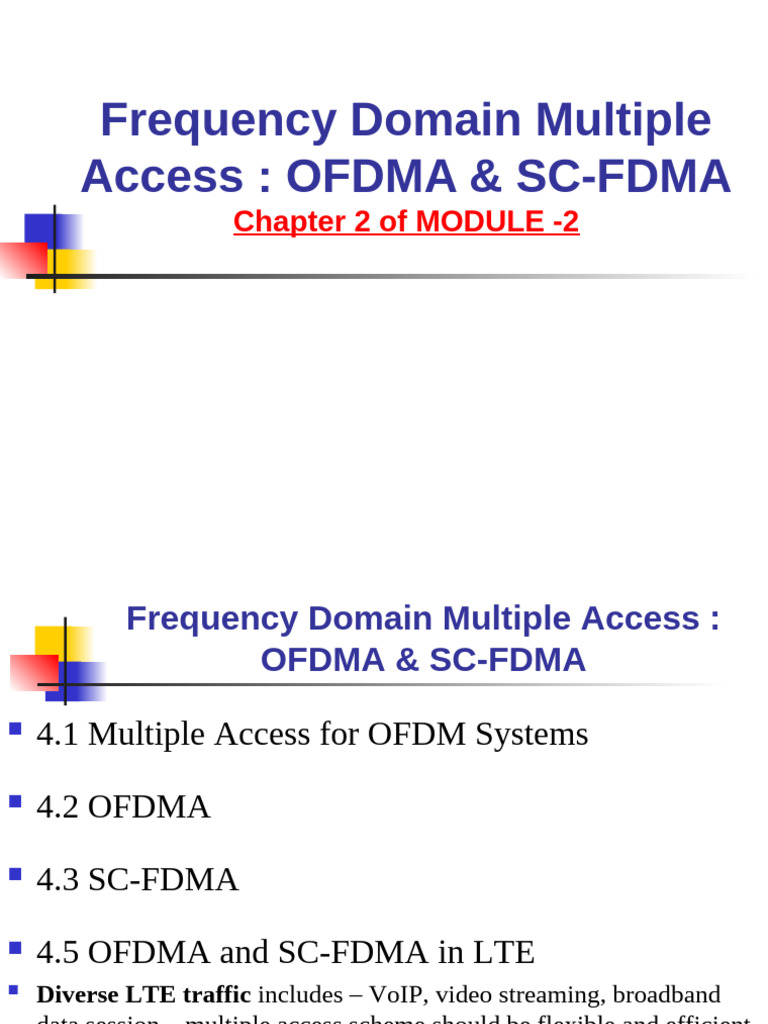 Frequency Division Multiple Access Example