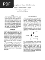 2007 - Intent Recognition for Human-Robot Interaction