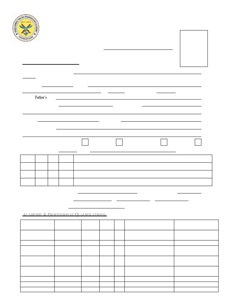 Bbsbafpa Application Form 2023 | PDF