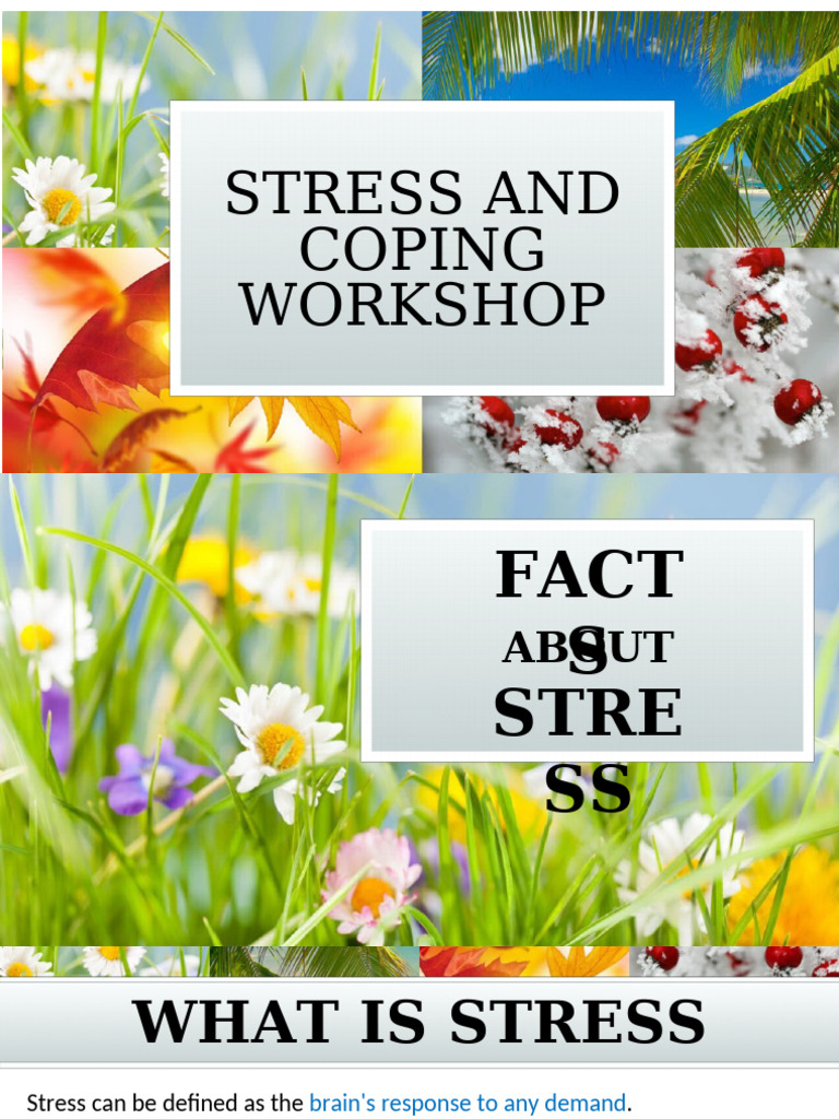 Stress Management and Coping Strategies | PDF | Stress (Biology ...