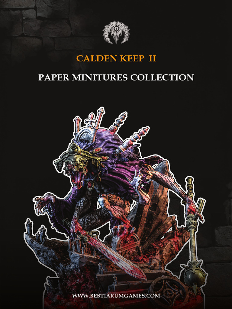 Calden Keep 2 - Paper Minis - A4 - Compressed | PDF
