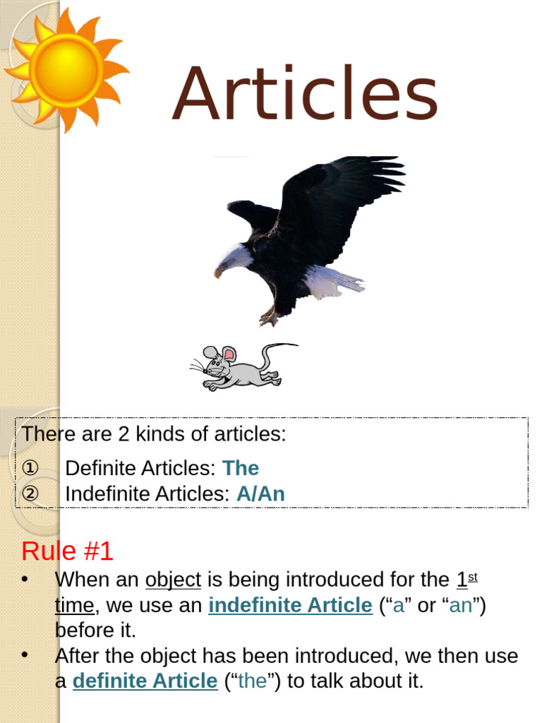 Understanding Definite and Indefinite Articles | PDF | General Fiction