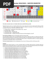 Auc Academic Calendar 2024 2025 Final - Oct 2024 | PDF | Academic Term ...