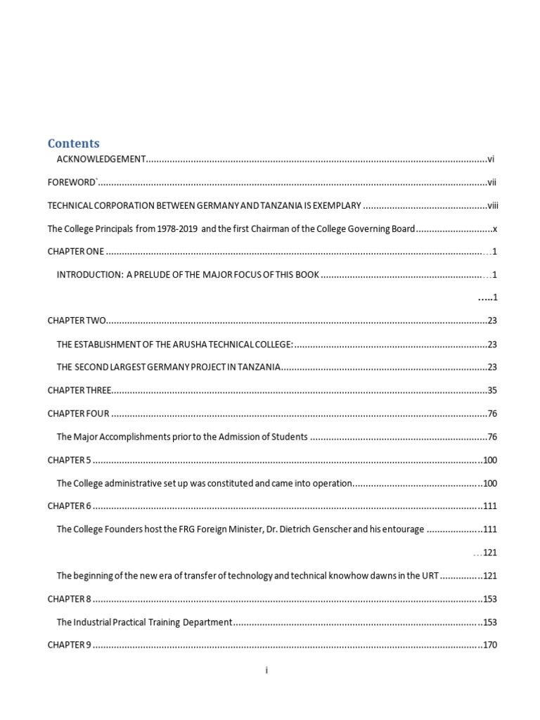 Arusha Technical College History Overview | PDF | Finance & Money ...