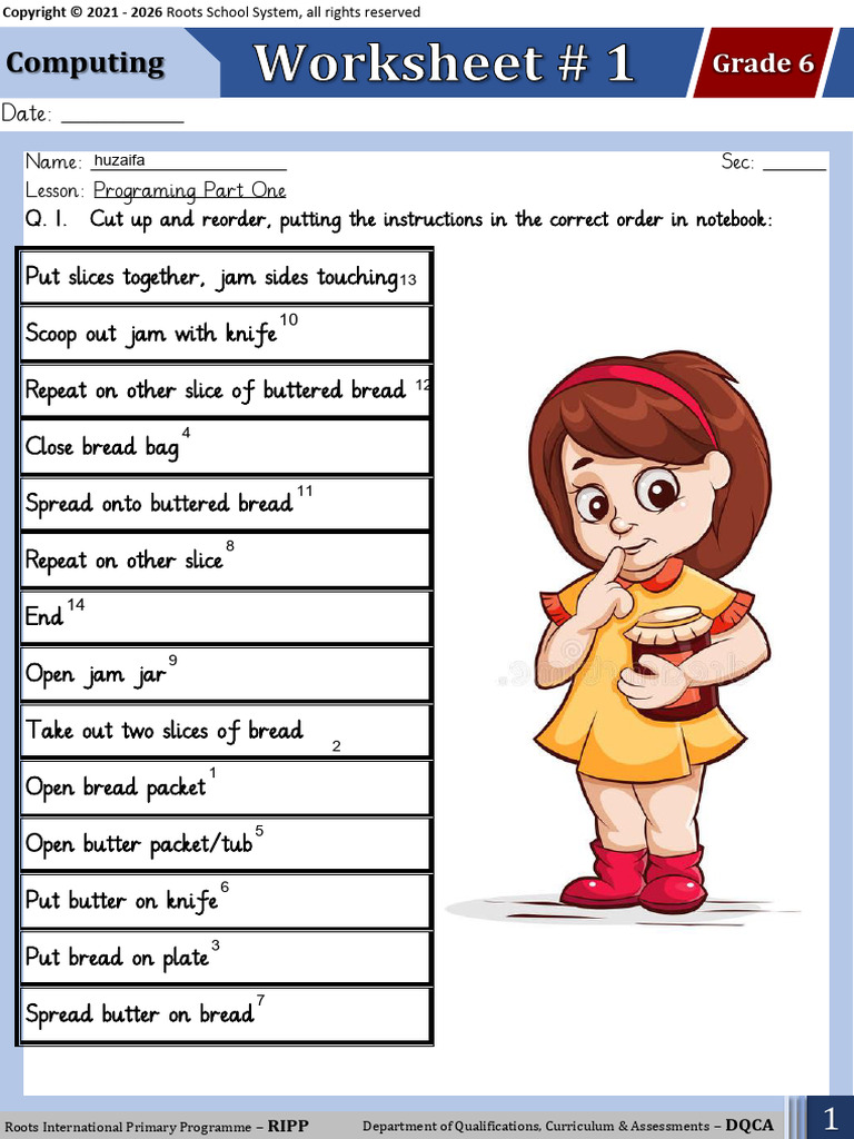 Worksheet 1 | PDF
