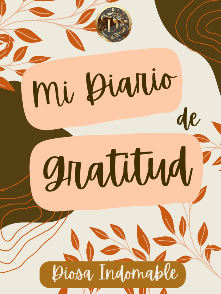 Diario de Gratitud y Autoafirmaciones | PDF | Amor | Gratitud